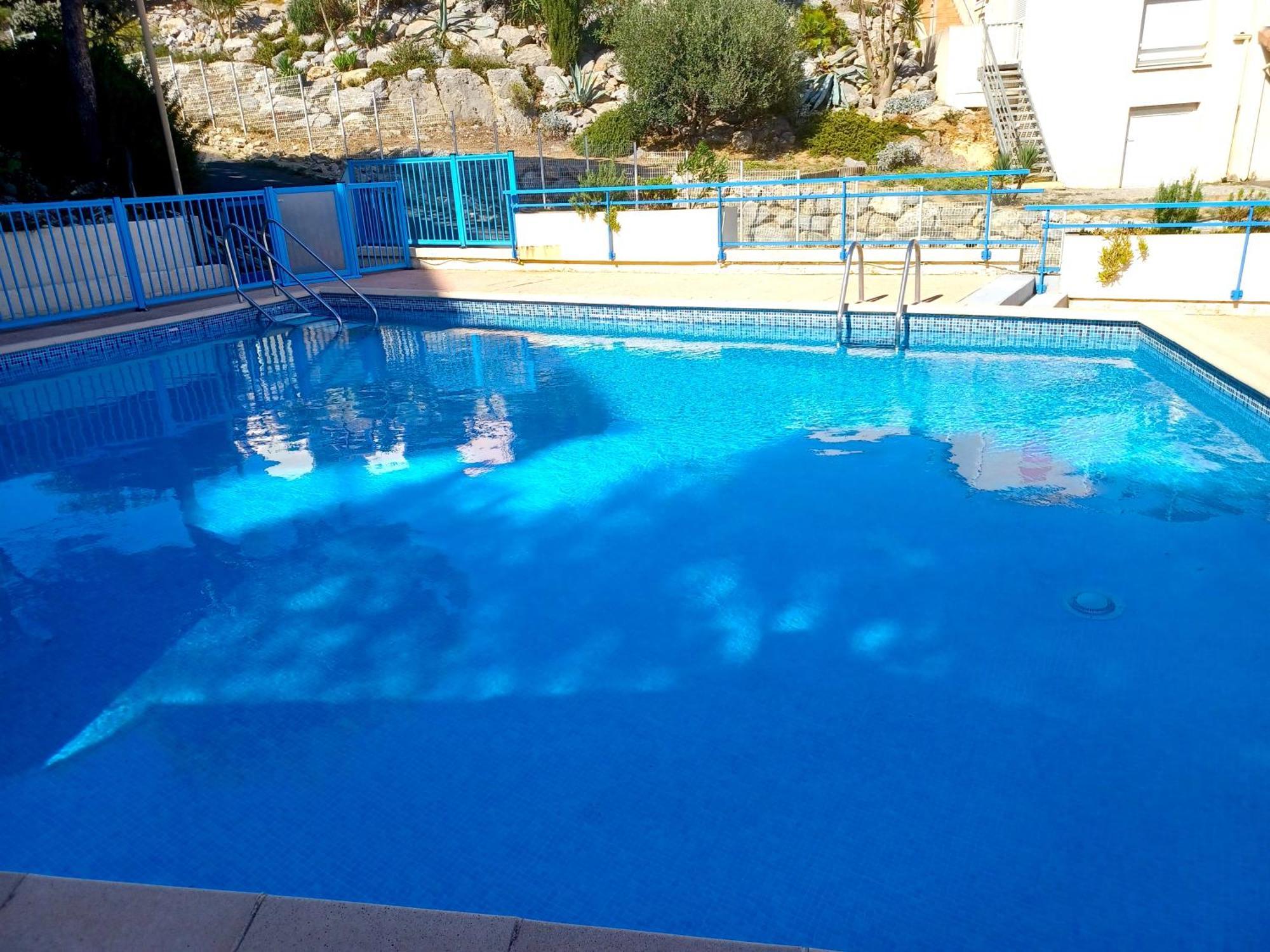 Plain-Pied Jardin 6 Personnes Clim Vue Mer Parking Wifi Terrasse Piscine Dans La Residence Saint-Pierre-la-Mer  Εξωτερικό φωτογραφία